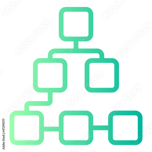organization gradient icon