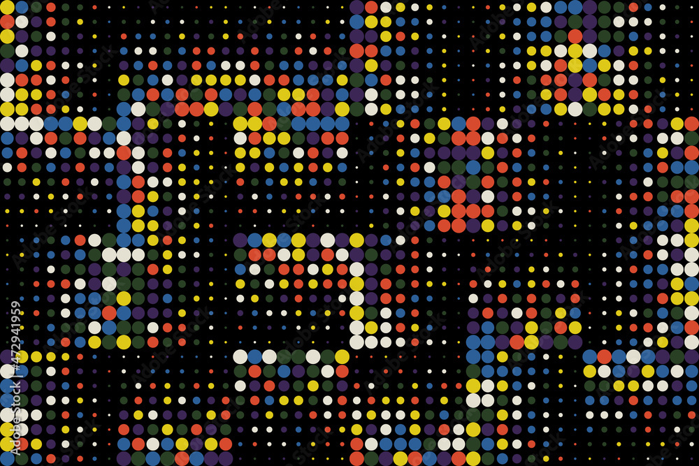 Digital Design Abstract Vector Pattern