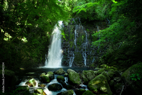 熊本県西原村の白糸の滝