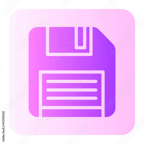 floppy disk gradient icon