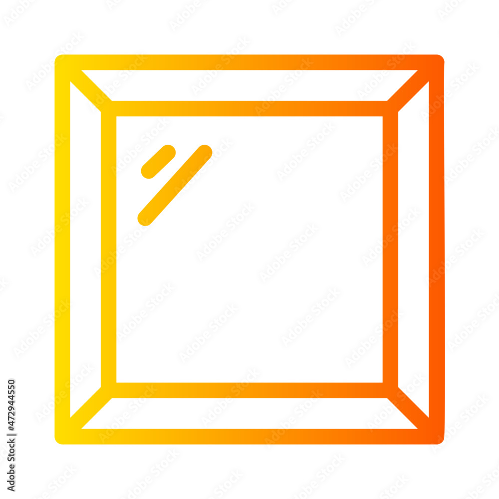 frame gradient icon frame gradient icon