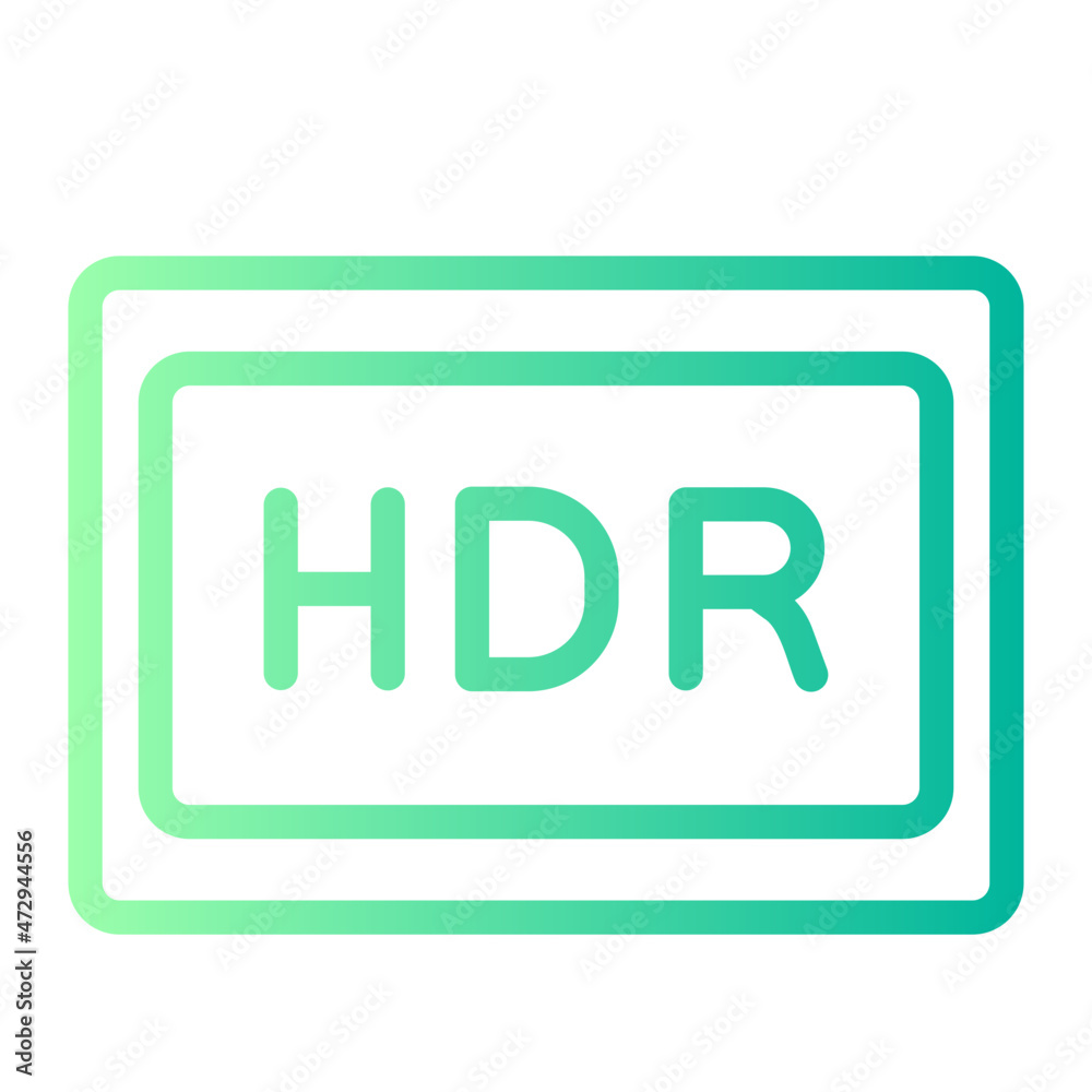 hdr gradient icon hdr gradient icon