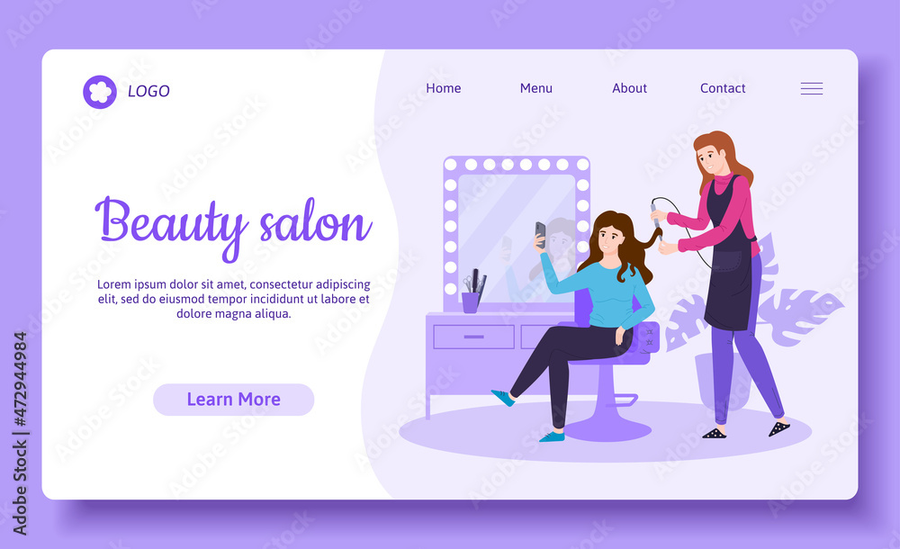 Beauty Salon Web Page Beauty Salon Web Page