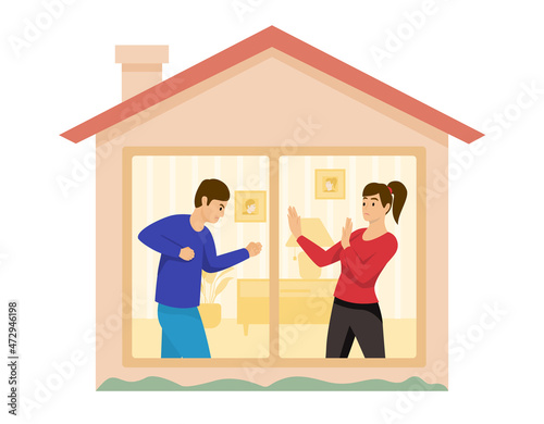 Violence At Home Composition