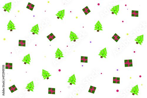Merry CHristmass and Happy new Year 2022 holiday pattern
