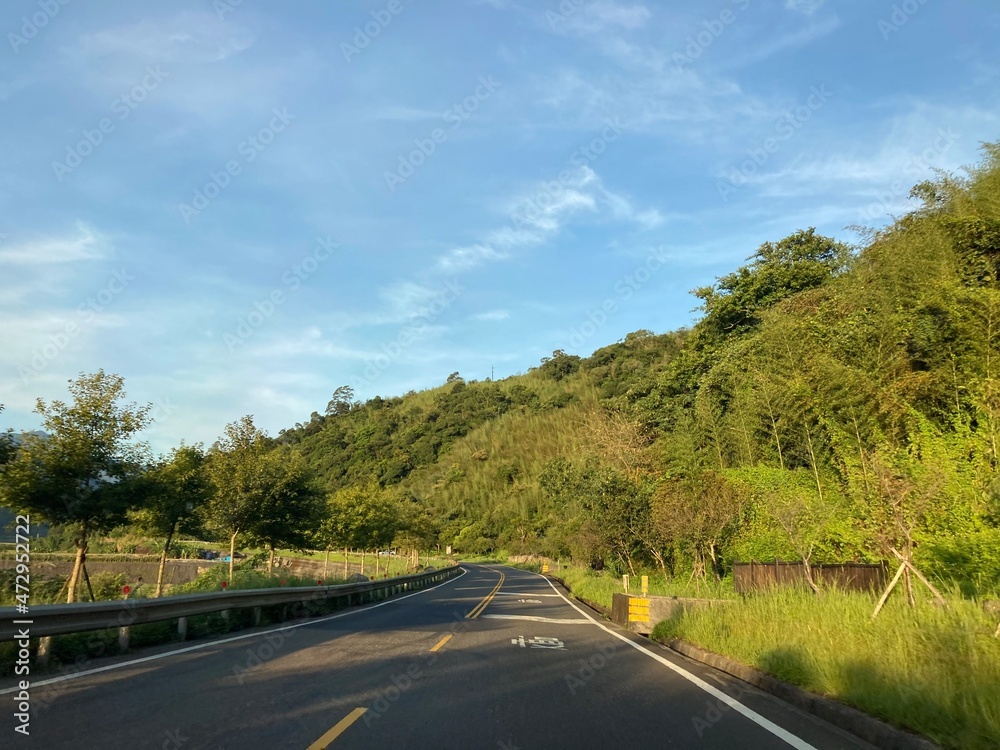 road in the countryside