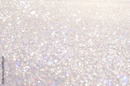 frosty background, winter texture, glitter on a white background