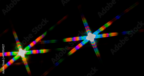 abstract stars on black background
