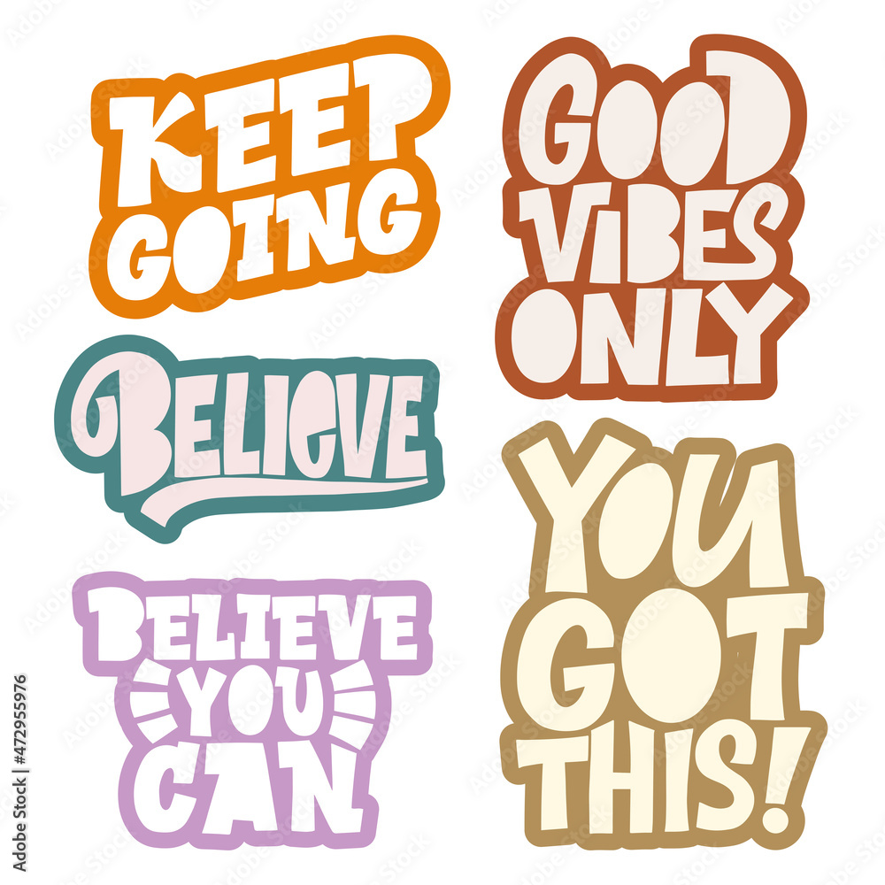 custom made wallpaper toronto digitalGood Vibes and positive thoughts letterings and other elements. Great lettering and calligraphy for greeting cards, stickers, banners, prints and home interior decor. Isolated vector