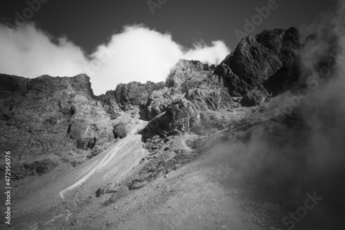 The Great Stone Chute, Cuillin Mountains photo