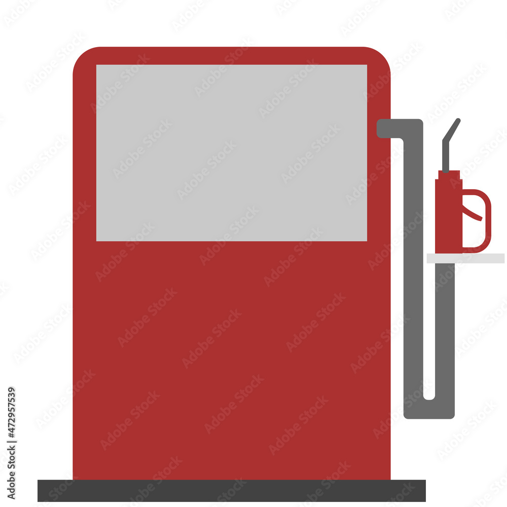 ガソリンスタンド 給油機 イラスト Stock Vector Adobe Stock