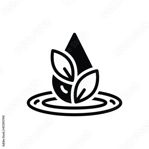 Black solid icon for accuracy