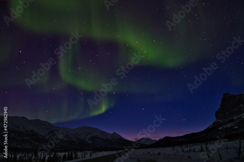 Wallpaper Mural Northern Lights (Aurora Borealis or Polar Lights) - Dalton Highway, Alaska (USA) Torontodigital.ca