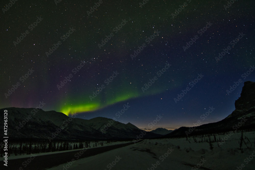 Northern Lights (Aurora Borealis or Polar Lights) - Dalton Highway, Alaska (USA)