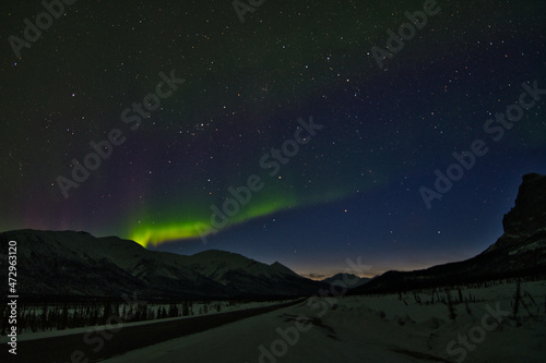 Wallpaper Mural Northern Lights (Aurora Borealis or Polar Lights) - Dalton Highway, Alaska (USA) Torontodigital.ca
