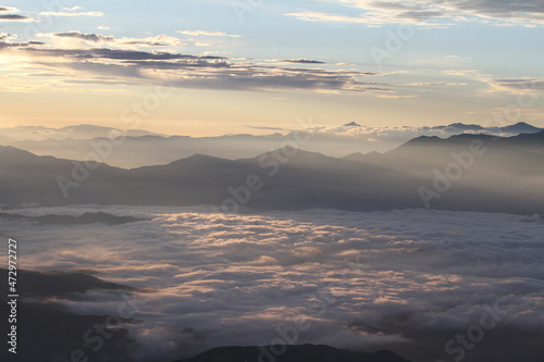 御岳山から見た雲海