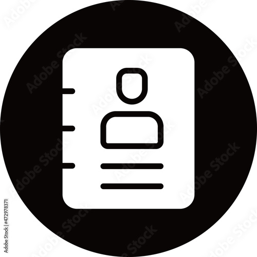 address glyph icon