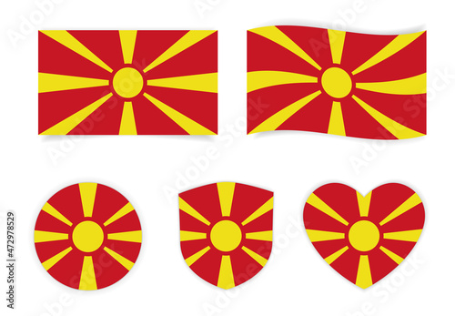 makedonia national flag icon