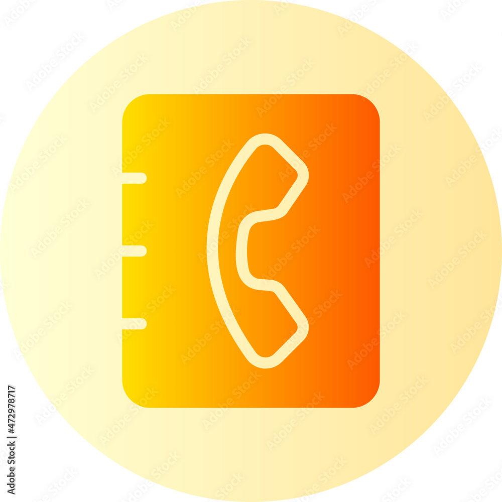 contacts gradient icon contacts gradient icon