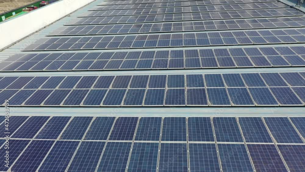 solar panels on factory rooftop solar panels on factory rooftop