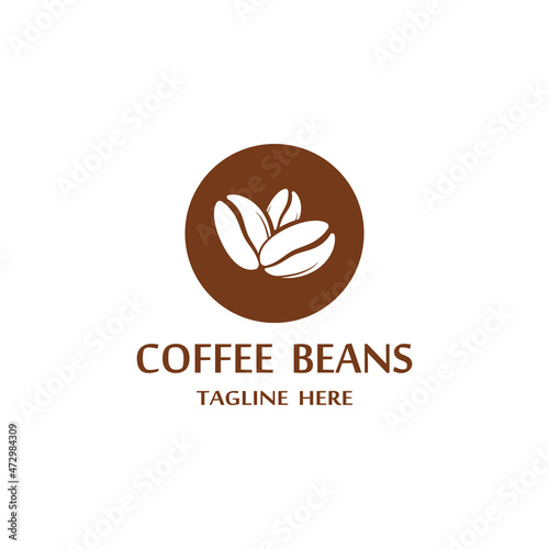 coffee bean icon vector