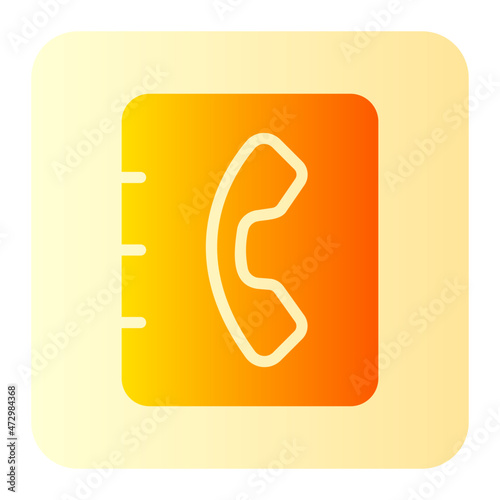 contacts gradient icon