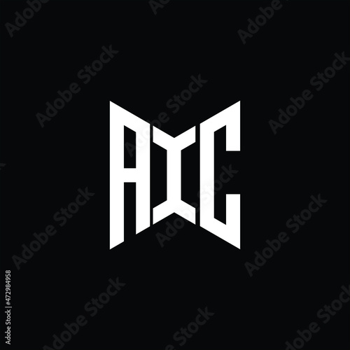 AIC letter logo creative design. AIC unique design
 photo