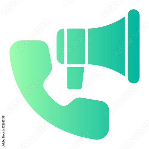 announcer gradient icon