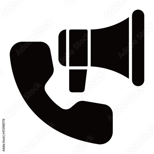 announcer glyph icon