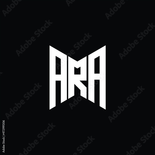 ARA letter logo creative design. ARA unique design
