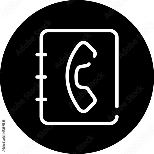 contacts glyph icon