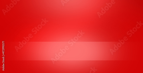 Blank red space background illustration.room background. Using the background or putting wallpaper in the background