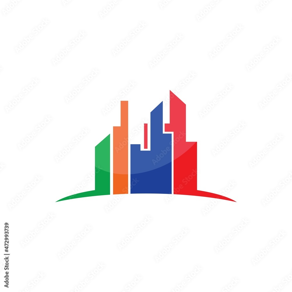 Fototapeta premium Modern City skyline