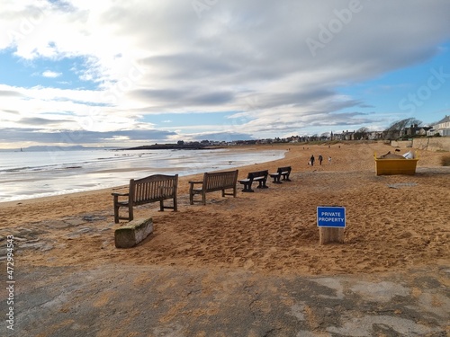 Elie Beach Season Ends, Peaceful
 photo