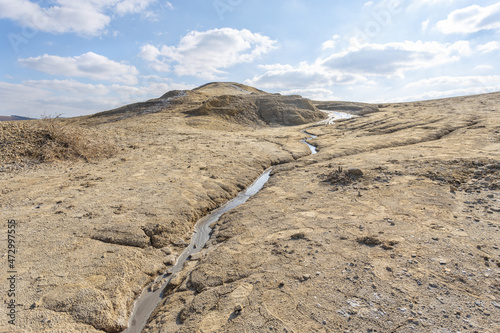 Mud Volcanoes (Vulcanii Noroiosi in romanian) National Reservation in Romania, Buzau county, Paclele Mici photo