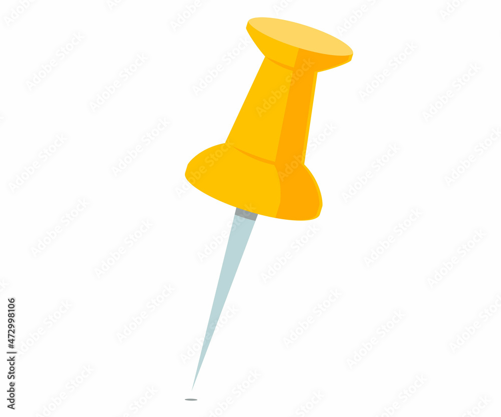 Yellow pin Yellow pin