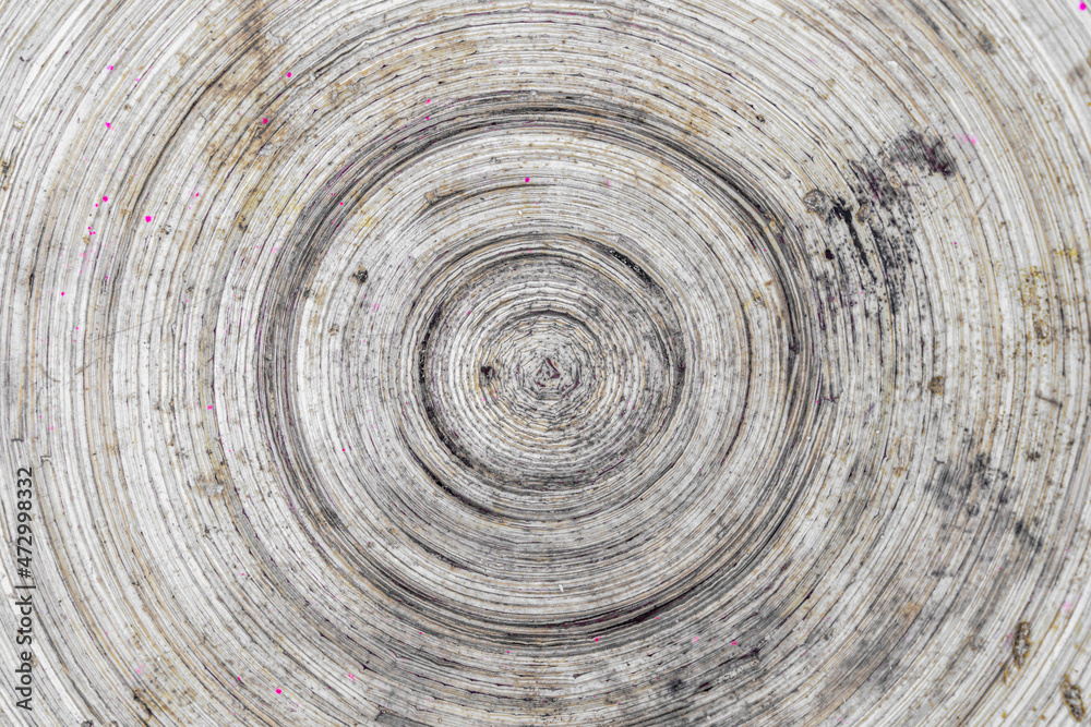 Fototapeta premium closeup of a spiral shaped texture on a wooden panel - Old wooden board background
