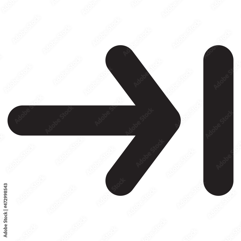 next vector icon for app and website next vector icon for app and website