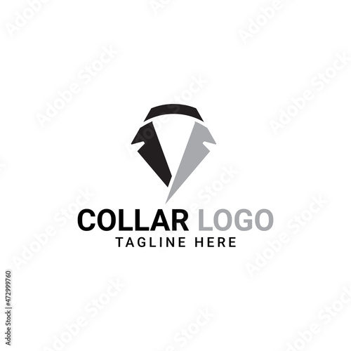 Print collar logo simple, can use for logo, sign and icon