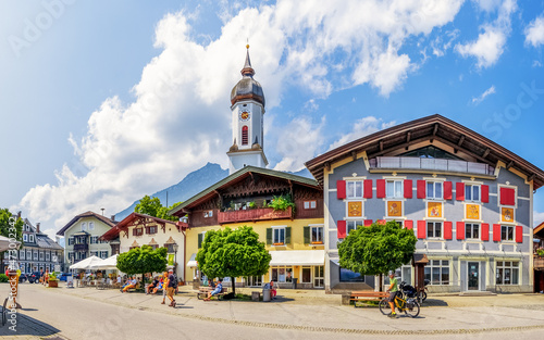 Kirche, Garmisch-Partenkirchen, Bayern, Deutschland 