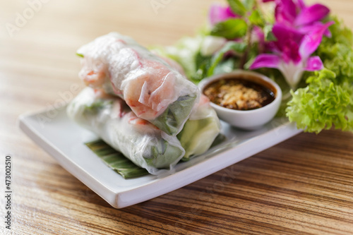 Thai style spring rolls