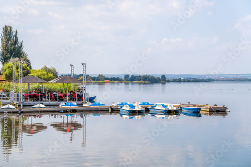 Blick auf Seeburg, Sachsen ...