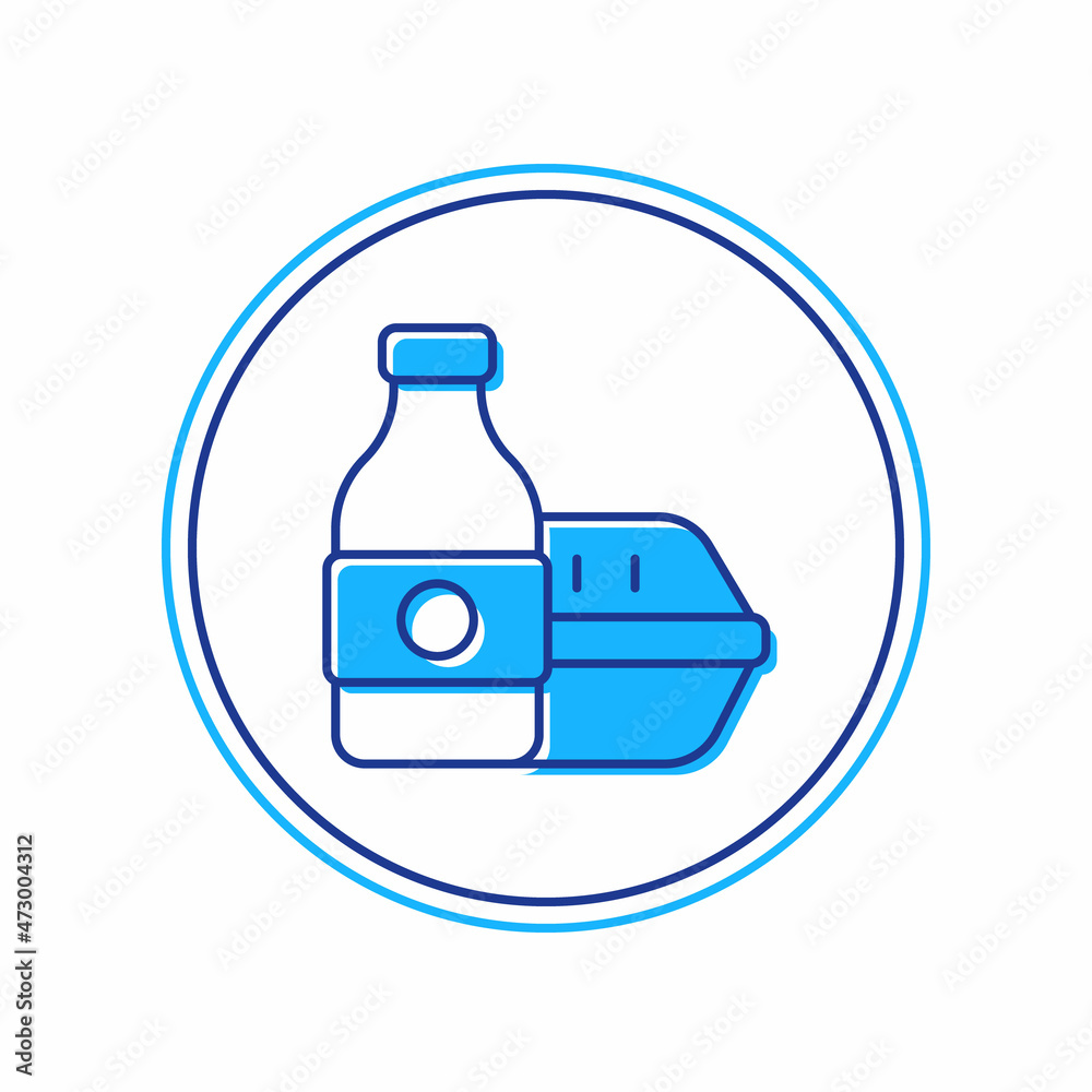 Filled outline Online ordering and fast food delivery icon isolated on white background. Vector Filled outline Online ordering and fast food delivery icon isolated on white background. Vector