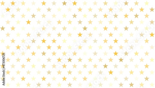 Gold stars seamless pattern, starry background, golden confetti holiday backdrop