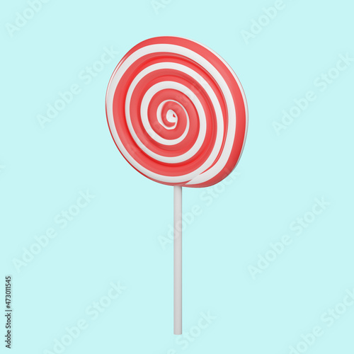 lollipop 3d illustration
