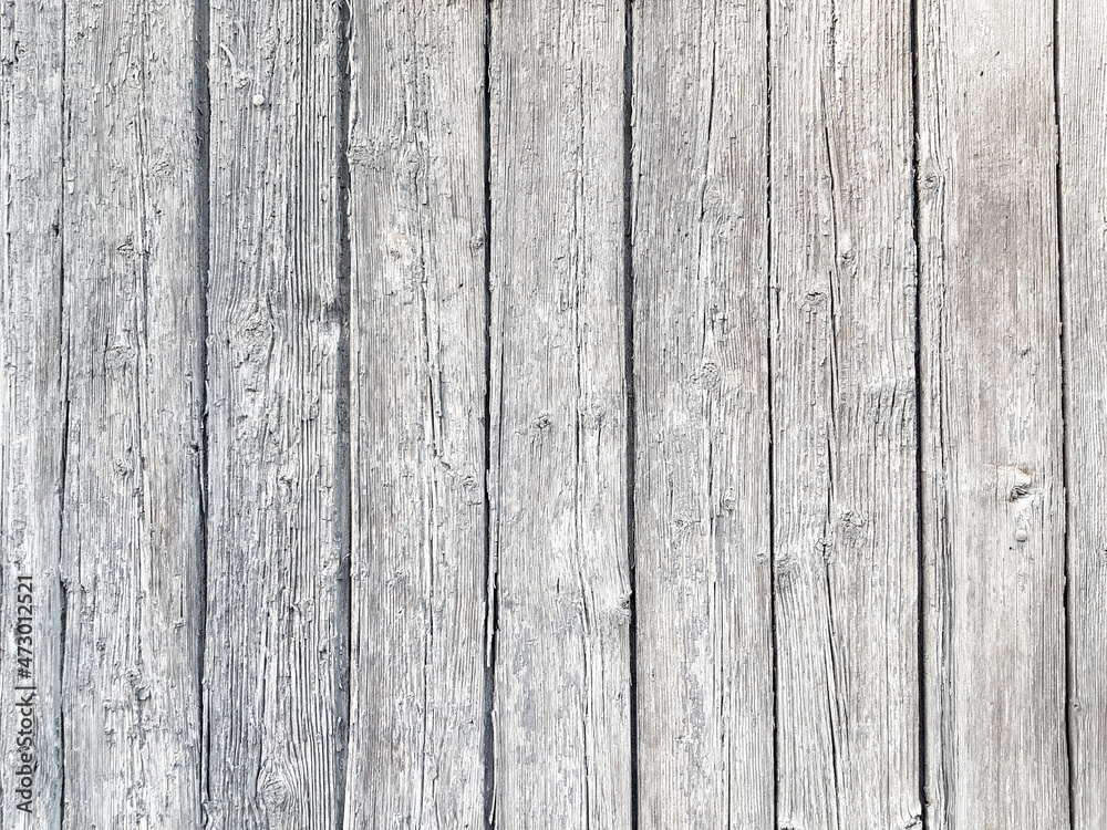 White wooden vertical planks texture board background.