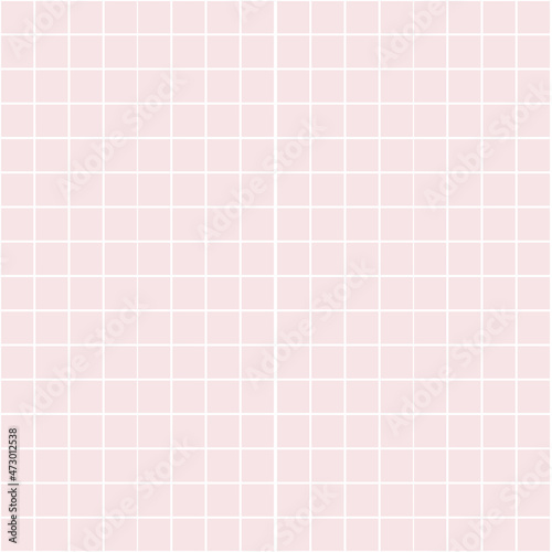 Illustrator vector of seamless little pink square wallpaper