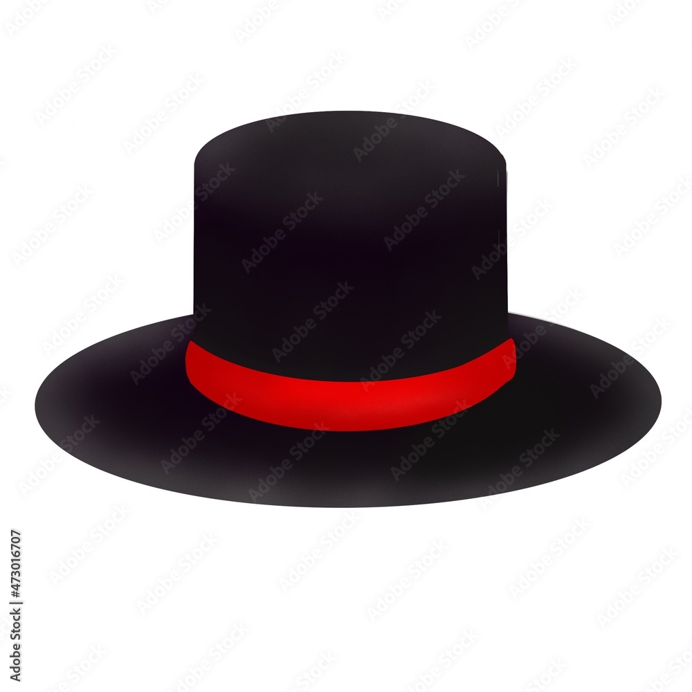 A black hat 