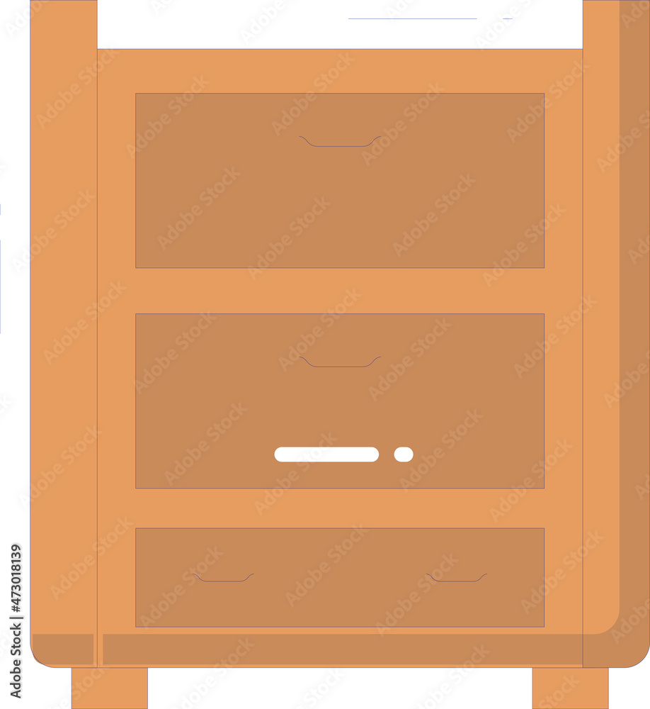 furniture icons drawers and household