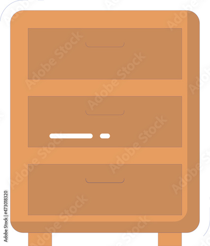 furniture icons drawer and wardrobe